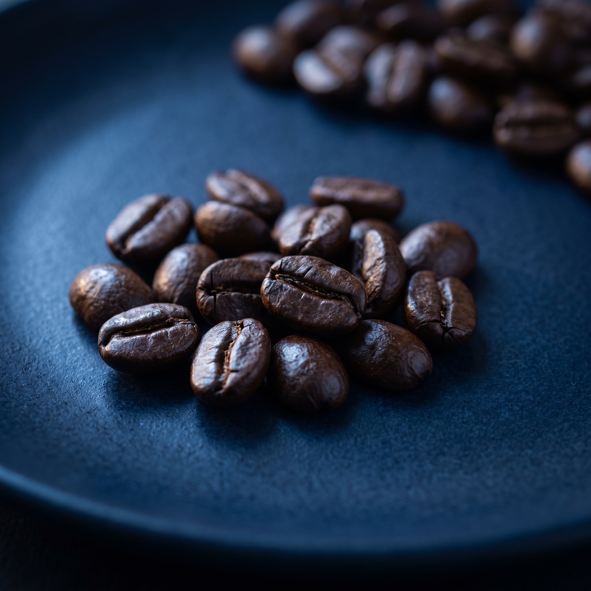 Caffeine macro photograph